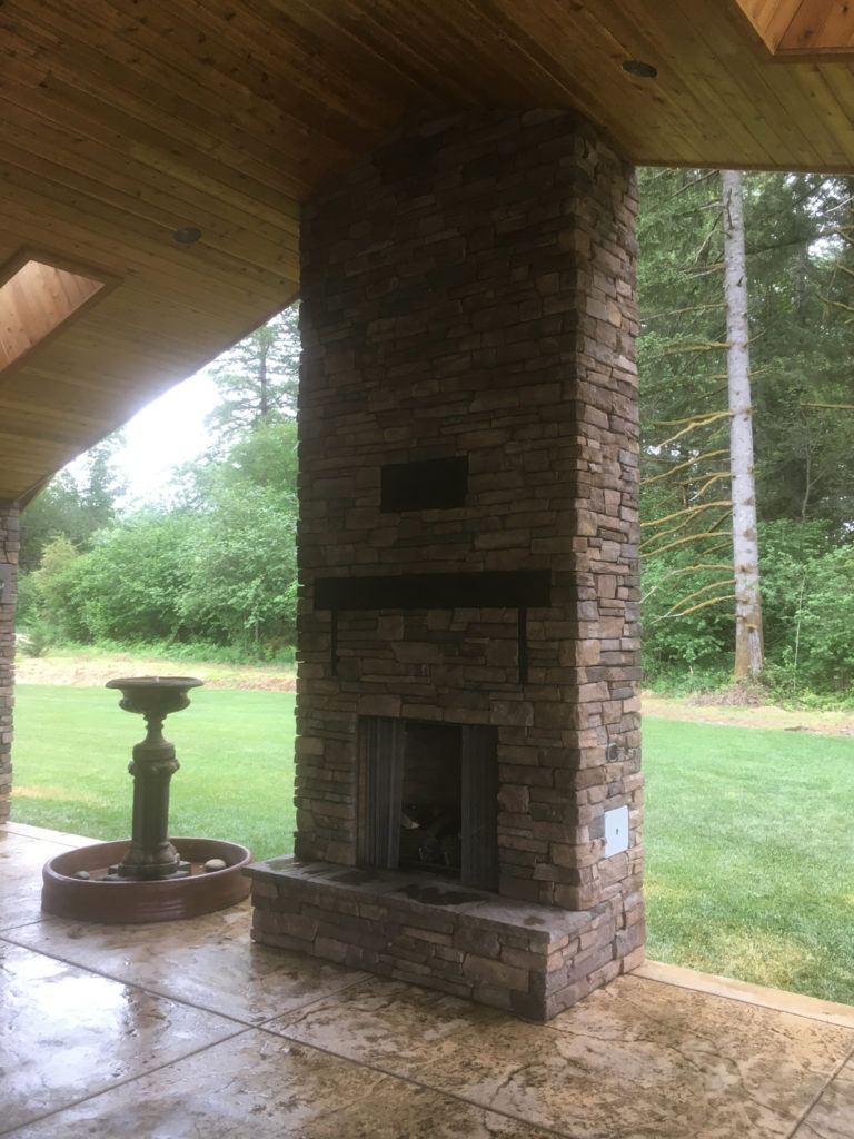 Fireplace in Vancouver Washington