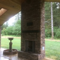 Masonry outdoor fireplace vancouver wa